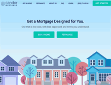 Tablet Screenshot of candormortgage.com